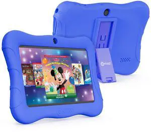 Contixo 7" Kids Tablet  V9A 32GB Android Tablet for Ages 37, Parental Controls, Pre-Loaded Exclusive 50 Disney Storybooks, WiFi, Kid-Proof Case with Kickstand, Back to School Gift, Darkblue