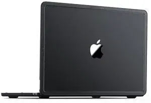 Compatible with MacBook Air 13 inch Case M4 M3 M2 2025-2022, Release Model A3240 A3113 A268, [Anti-Crack Upgrade] Protective Hard Shell Laptop Cover for MacBook Air 13.6 inch  Space Black