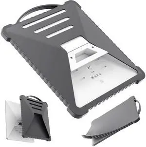 JvVuell Starlink Mini Cover Protective Case, Portable Shockproof Starlink Mini Accessories Silicone Protection Satellite Dish Gift Gear. Gray