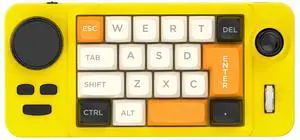 19-Key Mechanical Gaming Keypad, Hot-Swappable Keys, Macro Programmable, RGB Backlit, Type-C Wired, for PC/Mac - Compact Mechanical Numpad (Yellow)
