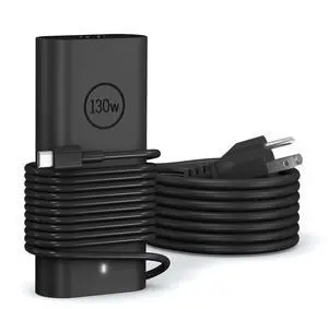 130W USB C Laptop Charger Compatible with Dell XPS 15 17 9575,Precision chrger 5750 5570 5550 5530 3560 3551 3550,Latitude Charger 5420 5510 7210 7310 7410 9410 9510 - Power Cord Included