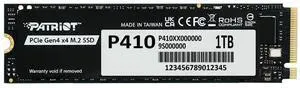 Patriot P410 1TB Internal SSD - NVMe PCIe Gen 4x4 - M.2 2280 - Sequential Read: Up to 5,000MB/s and Sequential Write: Up to 4,500MB/s - Compatible with PS5 - Solid State Drive - P410P1TBM28H