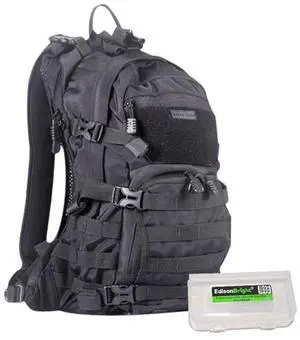 Nitecore BP20 20 Liter Size 1000D Nylon Fabric Multi-Purpose Backpack Tactical Side Tools Bag Laptop Computer Backpack with EdisonBright Battery Carry case