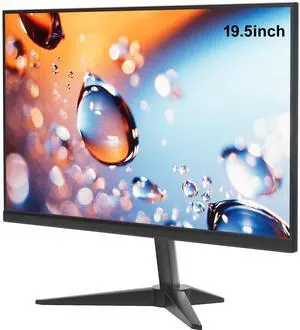 YOTETION 19.5 inch HD (1440 x 900) Monitor Slim Bezel, 75Hz Refresh Rate, HDMI x1, VGA x1, Small Thin Monitor for laptops, Computers and desktops,LED Display, VGA/HDMI Connection.VESA:75 * 75MM