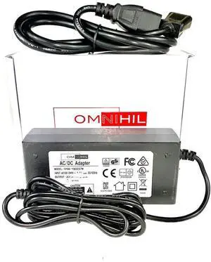 [UL Listed] OMNIHIL 8 Feet Long AC/DC Adapter Compatible with Adapter Tech Power Adapter Model: ATS050T-P121