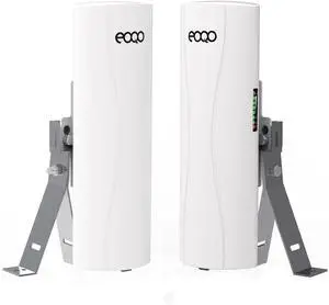 Point to Point Starlink WiFi Extender with Mount,5.8GHz 3KM 100Mbps Outdoor Long Range Network Transmission for Starlink Gen 3 Router, Starlink Mini, PTP Wireless Bridge with Mounting Bracket (2 Pack)