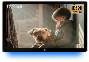 NOAUKA10.1 Inch 4K Android 13 Car TV Headrest Monitor for Cars Back seat,Support Phone Wireless Mirror Link Touch Screen,HDMI Input,USB/SD Card Tablet Portable Multi-Media Video Player,WiFi2+32G 2PCS