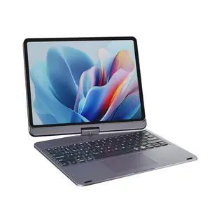 Kolude Keyboard Case for iPad Air 11 inch (M2) 2024 & iPad Pro 11 inch (1st/2nd/3rd/4th Generation) & iPad Air 4th/5th Gen 10.9 with 360° Rotatable Pencil Holder touchpad Backlit Magnetic Dark Gray