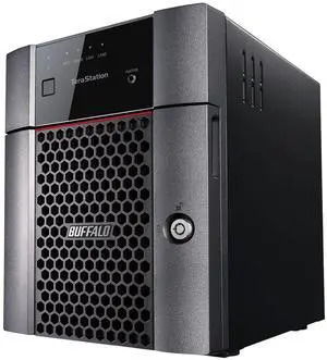 BUFFALO TeraStation Essentials 4-Bay Desktop NAS 8TB (4x2TB) with HDD Hard Drives Included 2.5GBE / Computer Network Attached Storage/Private Cloud/NAS Storage/Network Storage/File Server