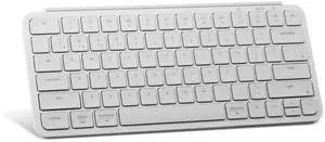 Keychron B1 Pro Ultra-Slim ZMK/Launcher Wireless Bluetooth 2.4 GHz/Wired Connection Keyboard for Mac Windows Linux - White