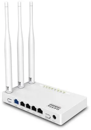 Netis WF2409E 300Mbps High-Speed Wireless N Router | Smart 3 x 5dBi High Gain Antennas with Parental Control for Computers, Smartphones, Wireless Cameras