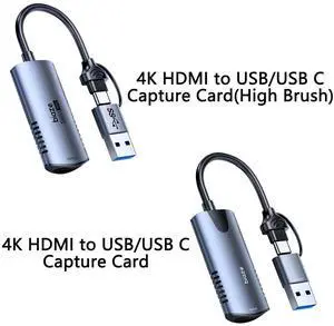 4K HDMI to USB/USB C Capture Card