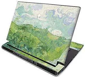 MightySkins Skin for Alienware M15 R2 (2019) - Green Wheat Fields | Protective, Durable, and Unique Vinyl Decal Wrap Cover | Easy to Apply, Remove, and Change Styles | Made In The USA (ALWM15R219-Gree