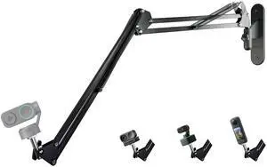 Link-2C Webcam Wall-Mount Holder Stand Compatible with Insta360 Link 2 / Link 2C / Link PTZ 4K Webcams and X4 X3 X2 Action Cameras