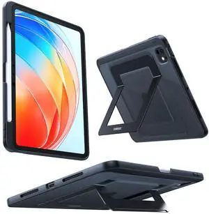 TORRAS for iPad Pro 13 inch Case 2025 M5 & 2024 M4, Ultra Stable Stand, Multiple Adjustable Viewing Angles, Slim Protective Kickstand Cover, Translucent iPad Pro 13 Case with Pencil Holder, Black