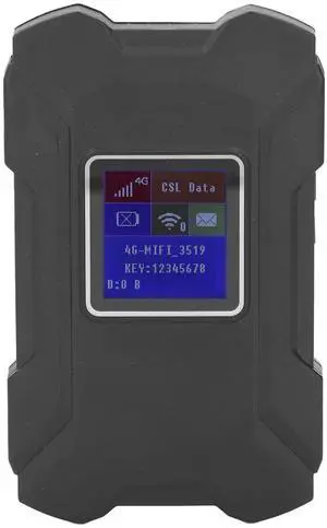 4G LTE WLAN Mobile Hotspot, Portable WLAN Router Hotspot Devices for Travel, Unlocked 4G Modem Router with SIM Card Slot, Connects Up to 32 Devices (Black)