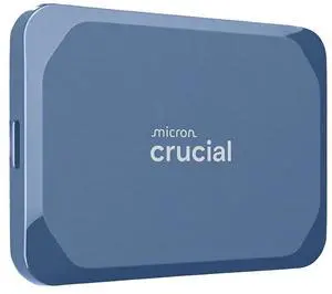 Crucial X10 2TB Portable SSD, Up to 2,100MB/s, USB 3.2 USB-C, External Solid State Drive, Compatible with Windows, Mac & Android, Durable Storage for Games, Photos & Files, Blue - CT2000X10SSD9-02