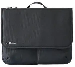 LIHIT LAB Laptop Sleeve with Pockets, 14.2 x 1 x 11.5, Black (A7768-24)