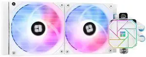 Thermalright Aqua Elite 240 White V3 Liquid CPU Cooler, 240 Cooling Row Size, 2 x 120mm PWM Fans, S-FDB Bearings,for AM4/AM5, Intel LGA1150/1151/1155/1156/1200/2011/1700/1851,Desktop CPU Cooler AIO