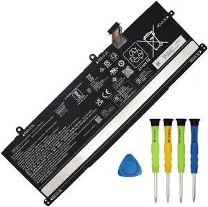 GlottyBatt WE04XL Battery Replacement for HP Envy X360 16-AC 16-AD 2-in-1 Spectre X360 14-EU 2-in-1 Pavilion Plus 16-AB 16T-AB Pavilion Plus 14-EW 14-EY Series Laptop Battery HSTNN-WB0F 68Wh