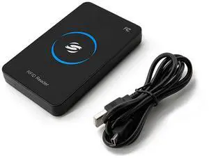 Riversmerge ID RFID Reader for TK4100/EM4100/EM4200 Card USB Keyboard Emulation LED Board Compatible with Windows/Android/Liunx System + 5pcs Card