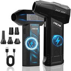 Compressed Air Duster - Electric Air Duster with Brushless Motor - 3 Gear Adjustable Cordless Air Blower - Rechargeable Air Duster for PC, Keyboard, Car, Outdoors, Home