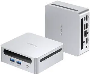 VALLYDOM NanoPRO Gaming Mini PC, Ryzen 7 5825U 16GB DDR4 (Max 32GB) 1TB SSD, Dual HDMI + Type C Triple 4K Display, WiFi 6, BT 5.2, 1GbE LAN, 4.3GHz 16-Core 16 MB Cache Mini Computer