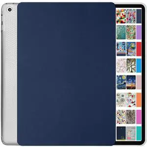 DuraSafe Cases for iPad Air 3rd Gen 10.5 Inch 2017/2019 [ PRO 10.5 Air 3 ] A1701 A1709 A1852 A2152 A2123 A2153 A2154 UltraSlim Shock Absorbant Flexible TPU Protective Clear Case - Navy Blue
