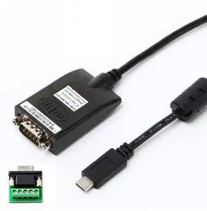 UTEK UT-890-TC USB Type-C to RS-485/422 Serial Converter with ESD Protection