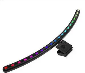 RGB Music Sync Monitor Light Bar for Curved Monitors 24-27 Inch - Touch Control USB Powered Screen Light with Eye Care