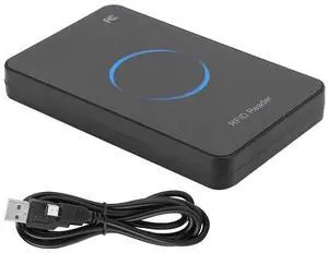 Sougan Portable Smart Card Reader, RF UHF-RFID Reader Writer 915MHz, USB Interface, 0.2s Fast Reading, Compatible with Tablet, Computer, Smartphone