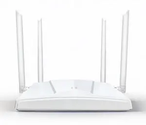 ROOXIS AC1200 | Gigabit WiFi Router | 4 x Gigabit Ethernet Ports | 4 x 5dBi Antennas | 5Ghz | Wireless VPN Router | Covers 2500 Sq ft | 1 Year Replacement & Accidental Warranty | 1200Mbps Fast Speed