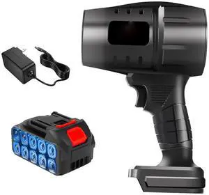 Mini Fan, Portable Cordless Electric Air Blower with 28000 RPM, for Computer, Car, Keyboard and Home Outdoor Dust Cleaning, Replaces Canned Air