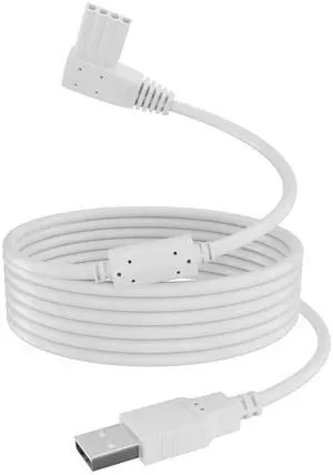 Sigely USB Power Supply Cord Compatible with Moog Zevex Enteralite Infinity Pump Power Charging Cable (White)