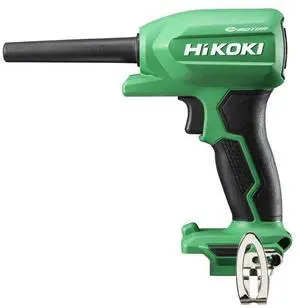 HiKOKI RA12DA (NN) 10.8 V Rechargeable Air Duster, Small, Lightweight, High Wind Speed 32.8 ft (87 m/s) Stepless Wind Speed Adjustment Function, Batteries and Charger Sold Separately, Green