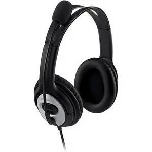 Microsoft LifeChat LX-3000 Headset (JUG-00013) with Clear stereo sound, Plug and Play, Noise-cancelling Microphone for Laptop/PC, Over-Ear