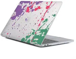 Case Compatible with MacBook Air 13 Inch 2022 2021 2020 2019 2018 Release Model A2337 M1 M2 A2681, Art Protector Covers for Air13 Retina Display with Touch ID-Splash Ink Art Paint
