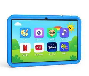 NOBKLEN 10.1 inch Android 15 Tablet, 20GB RAM 128GB Storage, WiFi 6, HD Display, Parental Control, GPS, 12-Hour Battery, Tablet with EVA Protective Case