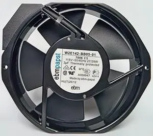New W2E142-BB05-01 7006ES Cooling Fan,W2E142-BB05-01 115V 27/28W 50/60Hz 27/28W 17238 2-Pin Cooling Fan,172×150×38mm