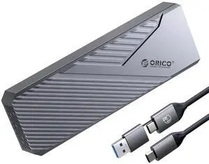 ORICO 40Gbps M.2 NVMe SSD Enclosure with Built-in Cooling Fan, Aluminum External NVMe Case Supports M Key PCIe 4.0 Drive, Compatible with Thunderbolt 3/4, USB4/3.2/3.1/3.0 Interface- CNM2