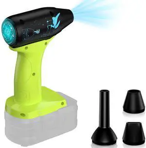 4 Gear Cordless Leaf Blower for Ryobi 18V Li-ion Battery, URUN 130000RPM Compressed Air Duster Super Mini Jet Fan Blower for Computer Car Keyboard(No Battery)