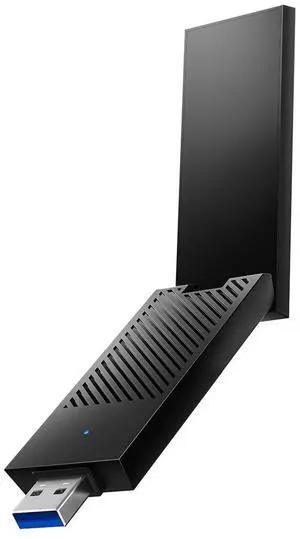 Cudy BE6500 Tri-Band Wi-Fi 7 Wireless USB 3.0 Adapter WU6500 WiFi Adapter for Desktop PC, Supports Windows 11/10, High Gain Antennas, 6GHz, 4K-QAM, 160MHz, WPA3