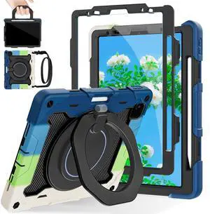 ROISKIN for iPad Air 5th 4th Generation Case (2022 2020) 10.9 inch & iPad Pro 11 Case 4th/3rd/2nd/1st Gen[Screen Protector, Pen Holder,15ft Drop Protection]with 360 Stand Hand Strap for Kids Women Man