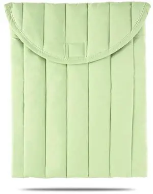 Puffy Laptop Sleeve 13-14 Inch Mint Green, Protective Carrying Case for Men and Women, Cute Case Bag Compatible with 13 and 14 Inch Laptops, for MacBook Air M2, Asus/Dell Xps in Cover