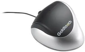 Goldtouch KOV-GTM-L Comfort Mouse (Left-Handed) USB, Black Silver