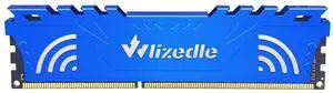 Wlizedle DDR4 3200MHz RAM 8GB XMP 2.0 CL16 UDIMM, Desktop Memory Module PC4-25600 288-Pin 1.35V Non-ECC Unbuffered PC Computer RAM Stick Upgrade - Blue
