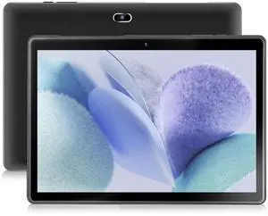 Android Tablet 10 inch, 32GB Storage, Quad-Core, HD IPS Screen, Dual Camera, WiFi, Bluetooth, Tablets with 6000mAh Battery, Type-C (Grey)