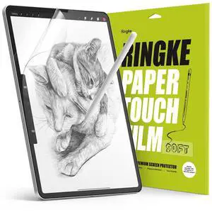 Ringke Paper Touch [Soft] Film Compatible with iPad Pro 11 Inch Screen Protector (4th 2022, 3rd 2021, 2nd 2020, 1st 2018), iPad Air 5th, 4th Generation Screen Protector for Writing & Drawing - 2 Pack