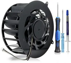 Internal CPU Cooling Fan Replacement for Sony PlayStation 5 PS5 Pro Series PVB120M12H-P01-AE with 19 Blades, for PS5 Pro CFI-70XX CFI-7000 CFI-7021 Series