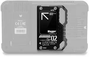 Lunchbox II SATA SSD Case, Aluminum Housing Adapter for Samsung EVO QVO 860/870 Series, Compatible with Atomos Ninja &Ninja V/V+/Ultra/Flame/Inferno